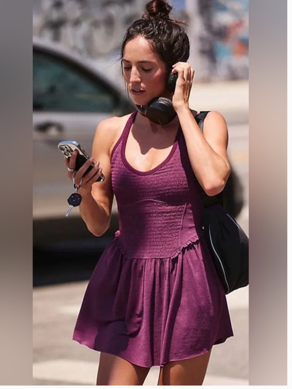 FP Movement by Free People Plum Purple Mini Dress